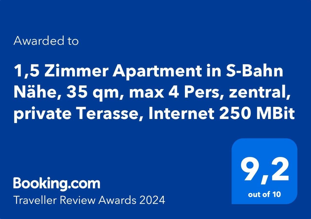 1,5 Zimmer Apartment In S-Bahn Naehe, 35 Qm, Max 4 Pers, Zentral, Private Terasse, Internet 250 Mbit Gärtringen Exteriér fotografie